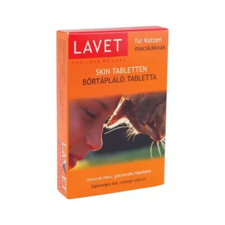 Lavet Bőrtápláló tabletta macska