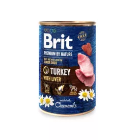  Brit Premium by Nature Húspástétom Kölyök Pulyka-Máj 800g