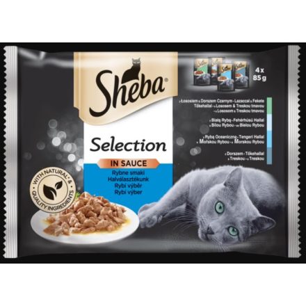 Sheba Selection halas válogatás 4 x 85 g