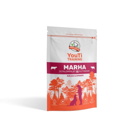 YouTi Training Marha, málna, spenót jutalomfalat 100g