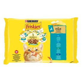 Friskies Csirke&Marha&Tonhal&Tőkehal 4x85g