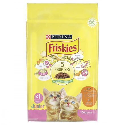 FRISKIES Junior Csirke+Zöldség 10kg
