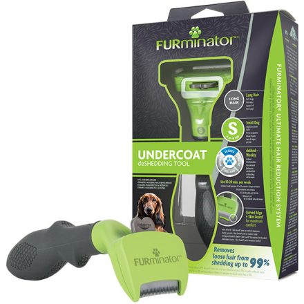 FURminator aljszőrkefe kistestű, hosszú szőrű kutyáknak S