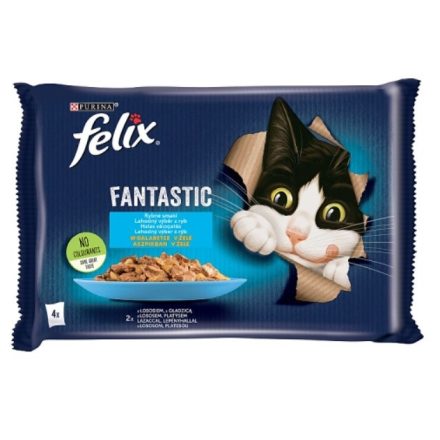 Felix Fantastic Lazac&Lepényhal 4*85g
