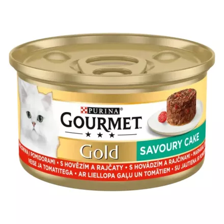 Gourmet Gold Savoury Cake marha/paradicsom 85g