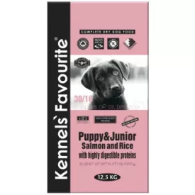Kennels' Favourite Puppy & Junior Salmon&Rice 3kg
