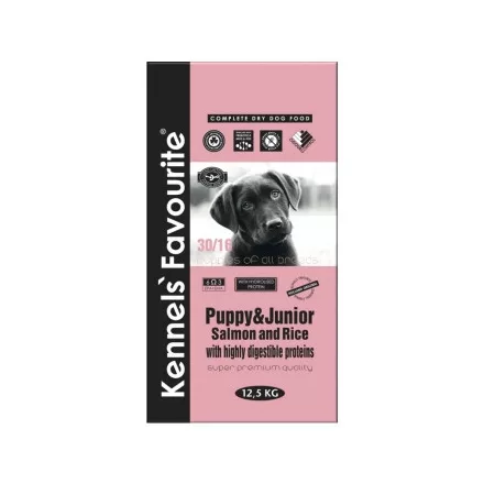 Kennels' Favourite Puppy & Junior Salmon&Rice 3kg