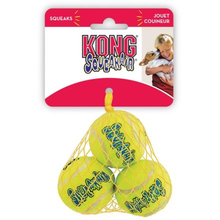 KONG Air Squeaker Tennis Ball XS 3 db-os