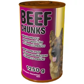 Delikan Beef Chunks - kutya konzerv 1250 g