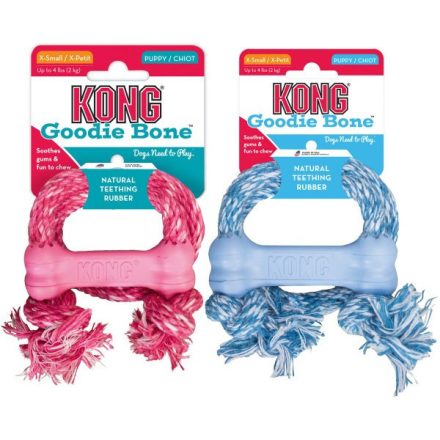 KONG Puppy Goodie Bone with rope XS