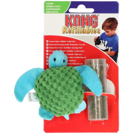 KONG Cat Refillable Catnip Turtle 9,5cm