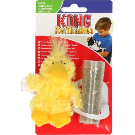 KONG Cat Refillable Catnip Duck 9cm