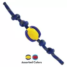 KONG Jaxx Brights Ball w/Rope Assorted M