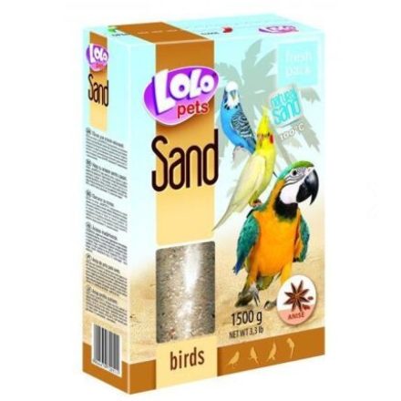 LoloPets Sand ánizsos madárhomok 1,5 kg