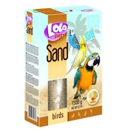 LoloPets Sand kagylós madárhomok 1,5 kg
