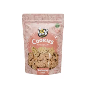 LoloPets Classic Bakery kutyakeksz lazacos 350 g