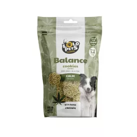  LoloPets Classic Balance Calm kutyakeksz nyugtató kenderrel és citromfűvel 350 g