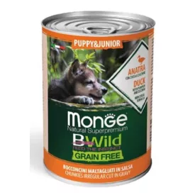 Monge BWild Grain Free Puppy Duck 400g