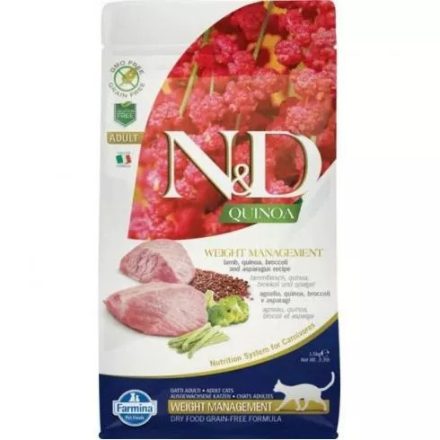 N&D Cat Quinoa Weight Management bárány 1,5kg