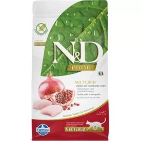   N&D Cat Prime csirke&gránátalma adult ivartalanított 1,5kg