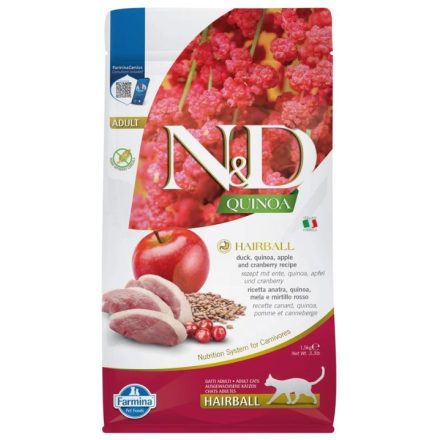 N&D Quinoa Cat Hairball Adult 1,5kg