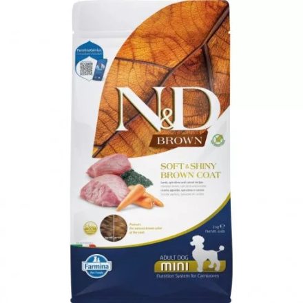 N&D Brown Dog Adult Mini Bárány 2kg
