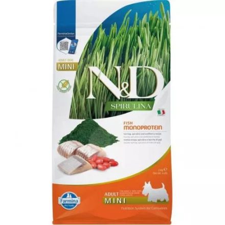 N&D Spirulina Dog Hering Adult Mini 2kg