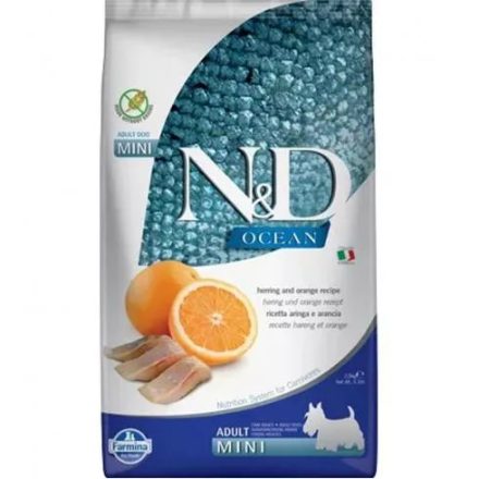 N&D Dog Ocean Adult Mini Hering&Narancs 2,5kg