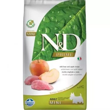 N&D Dog Prime Vaddisznó&Alma Adult Mini 2,5kg