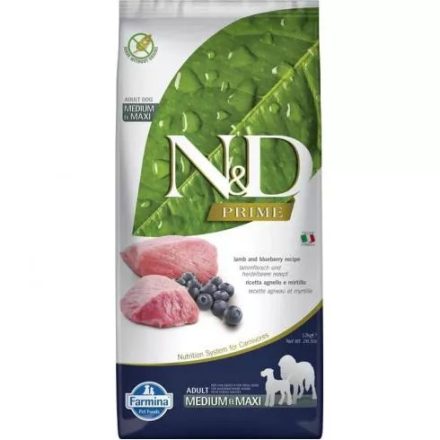 N&D Dog Prime Bárány&Áfonya Adult Medium&Maxi 2,5kg