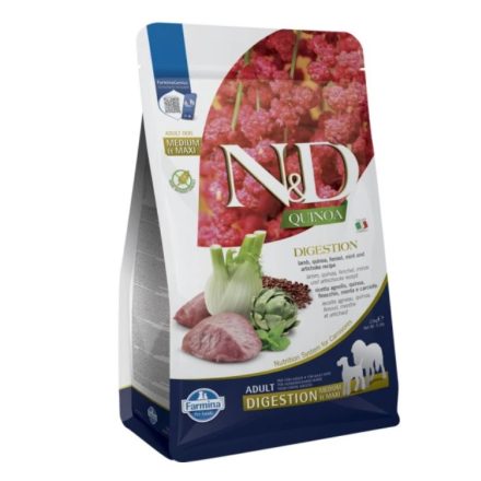 N&D Quinoa Dog Digestion Bárány&Édeskömény Adult Medium&Maxi 2,5kg