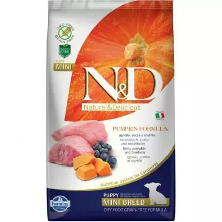 N&D Dog Grain Free Puppy Mini Bárány&Áfonya 2,5kg