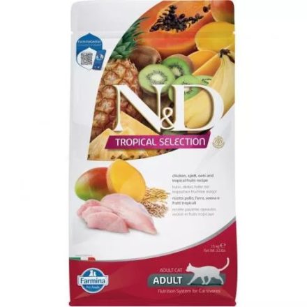 N&D Tropical Selection Cat Chicken adult 4+1kg