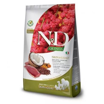 N&D Quinoa Dog Skin&coat Kacsa&Kókusz Adult Medium&Maxi 7kg