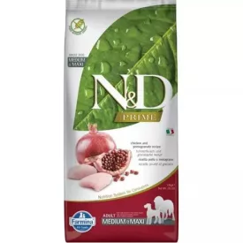N&D Dog Prime Csirke&Gránátalma Adult Medium&Maxi 12kg