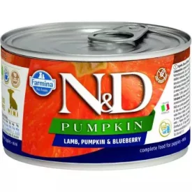   N&D Dog Pumpkin Bárány&Áfonya Sütőtökkel Puppy Mini 140gr