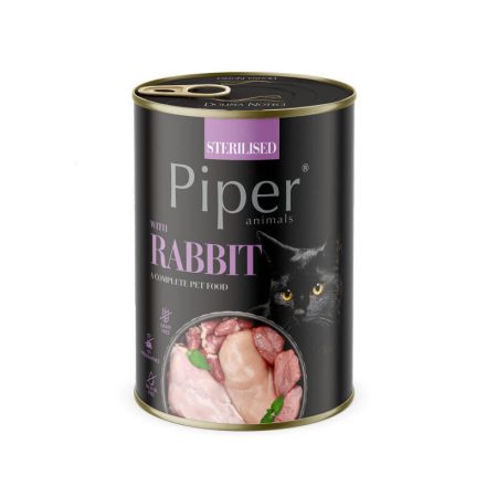 Piper Cat With Rabbit Sterilised 400 g