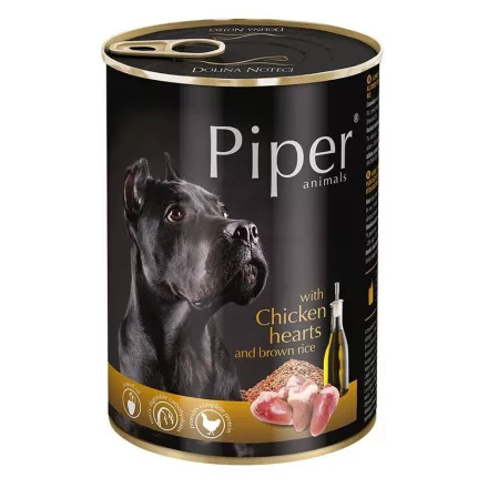 Piper With Chicken Hearts And Brown Rice 400 g