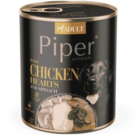 Piper With Chicken Hearts and Spinach 12x800 g