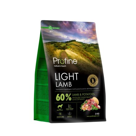 Profine Dog Light Lamb & Potatoes 3kg