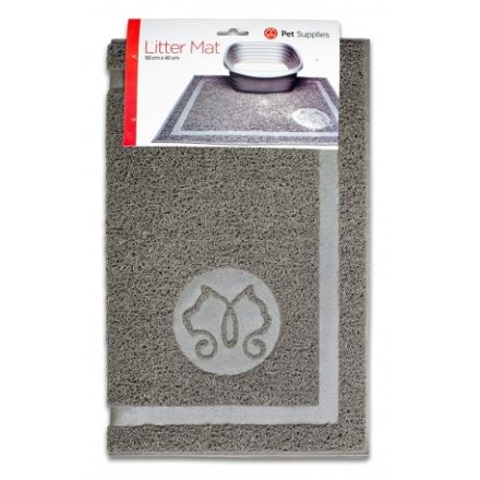 Pet Supplies Litter Mat Gray 50x40 cm  - macskaalom tálca alátét