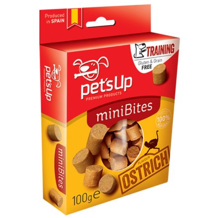 petsUp miniBites Osrich struccos jutalomfalat 100g