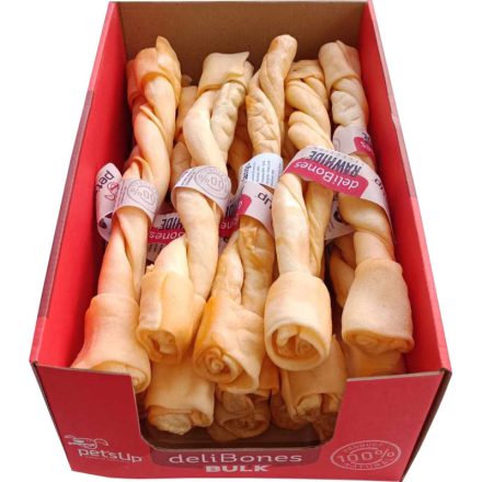 petsUp deliBones mangós marhabőr csavart ikerrúd 25,4cm / 1db