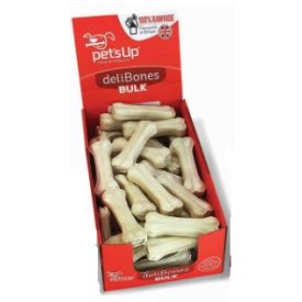   petsUp deliBones natúr préselt marhabőr rágócsont 7cm 15g / 1db