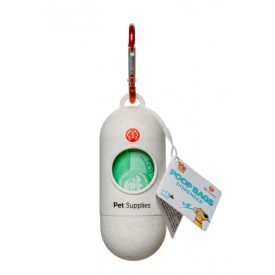   Toby’s Eco lebomló ürülékfelszedő zacskó tartó 1 tekercs (15 db zacskó)