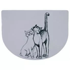 Trixie Tál alátét Pussy Cat 40x30cm fehér