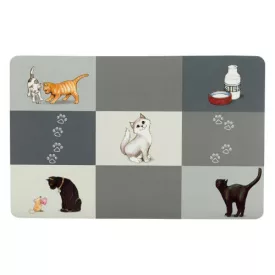 Trixie Tál Alátét Macskának 44x28cm Szürke