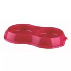 Trixie műanyag dupla tál 2x0,2l/11cm