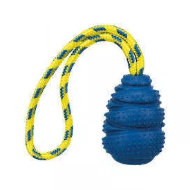   Trixie Játék Sporting Tömör Gumi Harang Kötéllel 7cm/25cm