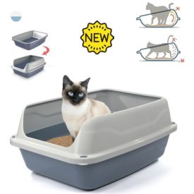 Vitafitt Sonic keretes macska wc  közepes 44,5x34x18,5 cm